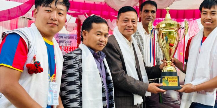 माप्यमा आयोजित फुटसल प्रतियोगिता सम्पन्न, न्यु रेन्टलले जित्यो प्रथम उपाधि