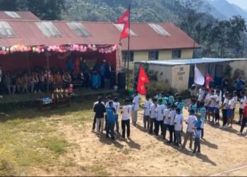 खुला पुरुष भलिबल प्रतियोगिता लिखुपिके गाउँपालिकामा सुरु