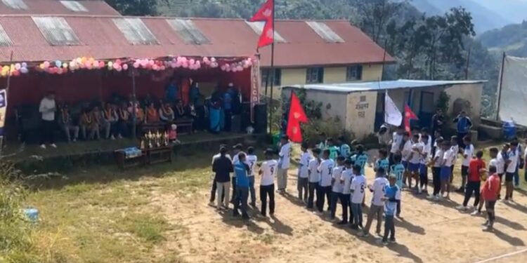 खुला पुरुष भलिबल प्रतियोगिता लिखुपिके गाउँपालिकामा सुरु