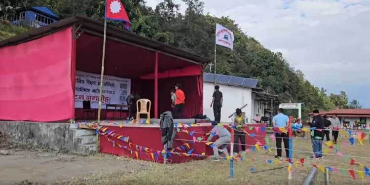 थुलुङ दुधकोशी गाउँपालिकाः अध्यक्ष रनिङ शिल्ड प्रतियोगिता र बृहत सांस्कृतिक कार्यक्रमको तयारी पूरा