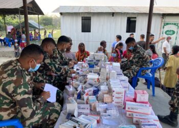 मोरङमा शिवदल गणद्वारा बृहत् निःशुल्क स्वास्थ्य शिविर सम्पन्न