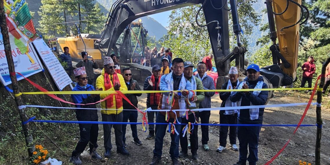 सुर्के–चौरीखर्क सडक निर्माणको औपचारिक शिलान्यास, एक वर्षभित्र काम सम्पन्न गर्ने लक्ष्य