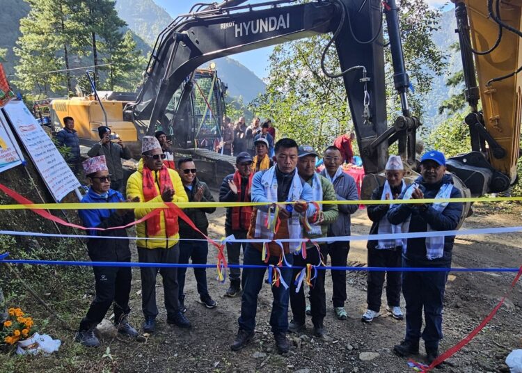 सुर्के–चौरीखर्क सडक निर्माणको औपचारिक शिलान्यास, एक वर्षभित्र काम सम्पन्न गर्ने लक्ष्य