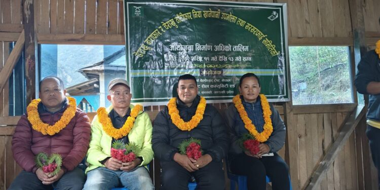 थुलुङ दुधकोशी गाउँपालिका ७ मा खानेपानी योजना सम्बन्धी तीनदिने तालिम सम्पन्न