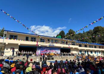 साँढे ३ करोडमा बनेको नुम्बुर प्राविधिक शिक्षालयको उद्घाटन, ६० विद्यार्थी निःशुल्क प्राविधिक शिक्षा लिँदै