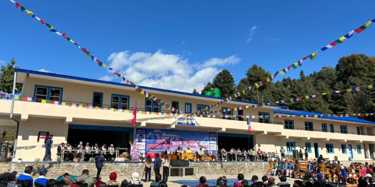 साँढे ३ करोडमा बनेको नुम्बुर प्राविधिक शिक्षालयको उद्घाटन, ६० विद्यार्थी निःशुल्क प्राविधिक शिक्षा लिँदै