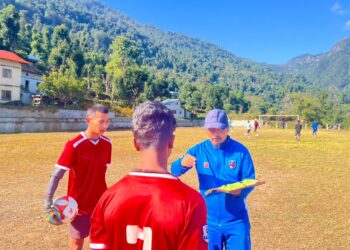 नेचासल्यान गाउँपालिका–५ मा एक महिने फुटबल तालिम सुरु