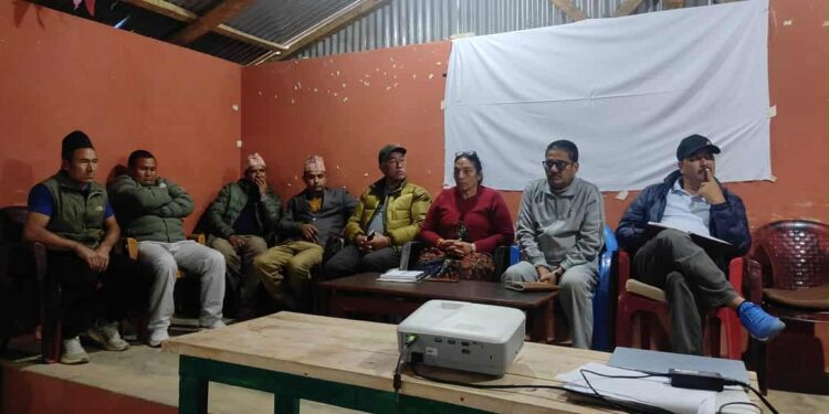 लिखुपिके गाउँपालिकामा शैक्षिक गुणस्तर सुधारका लागि अन्तरक्रिया तथा छलफल