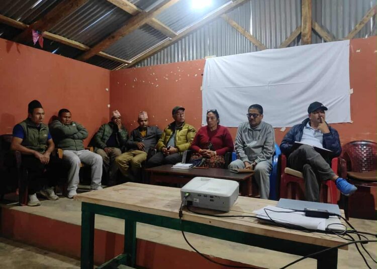 लिखुपिके गाउँपालिकामा शैक्षिक गुणस्तर सुधारका लागि अन्तरक्रिया तथा छलफल