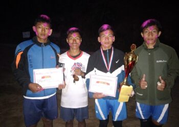 लिम्चुङबुङ–५ : वडा स्तरीय पुरुष तथा महिला भलिबल प्रतियोगितामा दुवै समूहमा नव जागृति अभियान युवा क्लब हिम्मा प्रथम