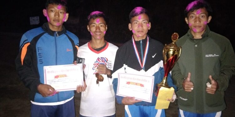 लिम्चुङबुङ–५ : वडा स्तरीय पुरुष तथा महिला भलिबल प्रतियोगितामा दुवै समूहमा नव जागृति अभियान युवा क्लब हिम्मा प्रथम