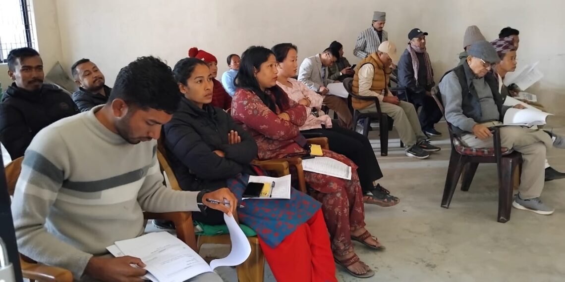 लिम्चुङ्बुङ–५ मा जाल्पा र हुरेण्डेक उदयपुरको परियोजना परिचयात्मक तथा समीक्षा बैठक सम्पन्न