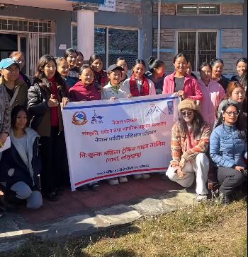 युएनडीपी र पर्यटन बोर्डको सहकार्यमा १५ दिने महिला गाइड तालिम सोलुमा सुरु
