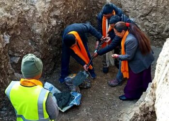 गार्मामा साढे ५ करोड रुपैयाँको बालमैत्री भवन बन्दै, मेयर शेर्पाले गरे शिलान्यास