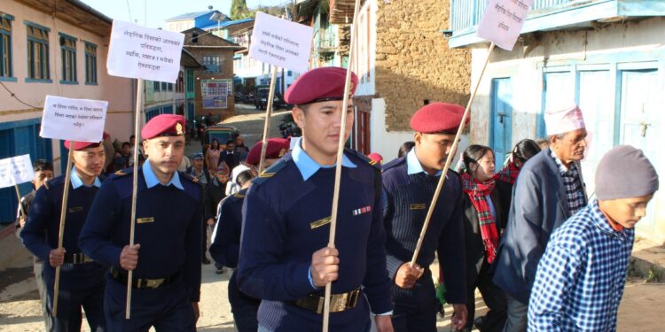 खोटाङमा ७७औँ अन्तर्राष्ट्रिय मानव अधिकार दिवस तथा १६ दिने लैङ्गिक हिंसा विरुद्धको अभियान सकियो