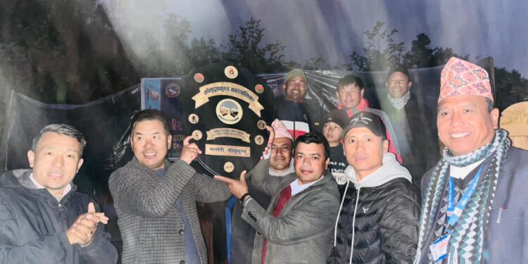 छैठौं राष्ट्रपति रनिङ शिल्ड प्रतियोगिताको उपाधी जनजागृति माविलाई