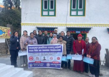 विद्यार्थी सुरक्षालाई ध्यानमा राख्दै जुनबेसीमा प्राथमिक उपचार तालिम