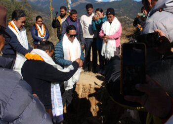 ओङ्छु शेर्पा मेमोरियल अस्पताल : जनरल वार्ड भवनको शिलान्यास