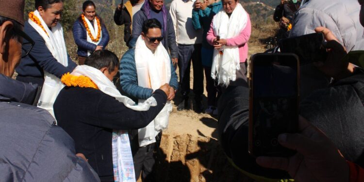 ओङ्छु शेर्पा मेमोरियल अस्पताल : जनरल वार्ड भवनको शिलान्यास