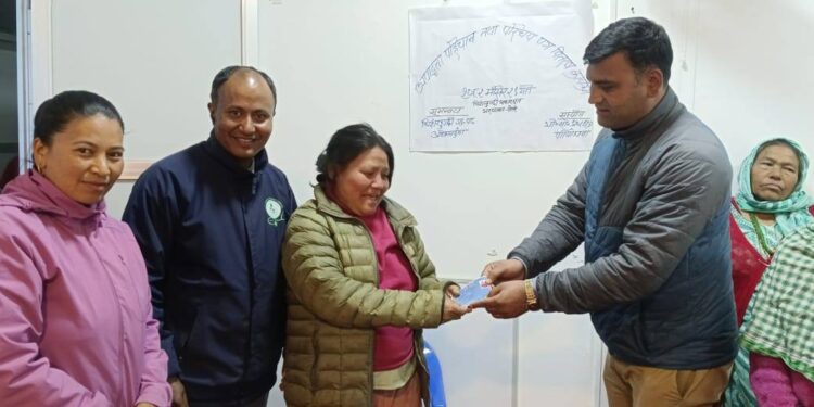 चिशंखुगढीमा अपांगता पहिचान शिविर, २१ जनालाई परिचयपत्र वितरण