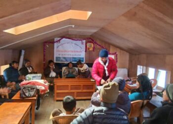 जुभिङमा २१ दिने एड्भान्स विल्डिङ इलेक्ट्रोसियन सिप विकास तालिम