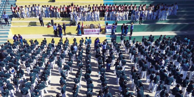 दिक्तेल इङ्लिस बोर्डिङको विजय उत्सव, नगद राशिसहित प्रशिक्षक र खेलाडी सम्मान