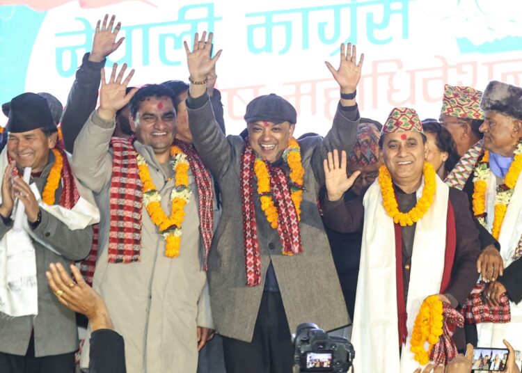 विशेष महाधिवेशनबाट गगन थापा सभापतिमा निर्वाचित