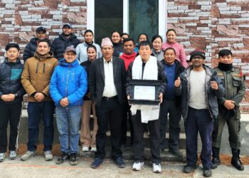 पालिकामै धेरै कर तिर्ने खुम्बु विजुली कम्पनी सम्मानित 