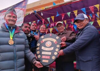 १२ स्वर्णसहित त्रिभुवन माविले जित्यो राष्ट्रपति रनिङ शिल्ड