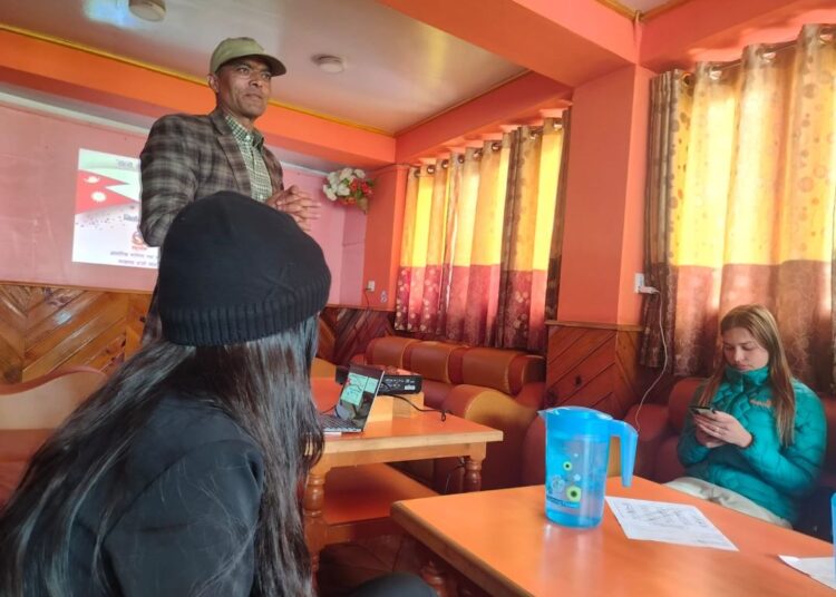 सोलुखुम्बुमा पत्रकार तथा निर्वाचन आचारसंहिताबारे अभिमुखीकरण