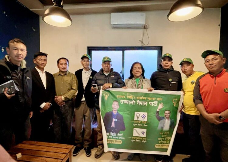 उज्यालो नेपाल पार्टी सोलुखुम्बु–काठमाडौं सम्पर्क समिति गठन