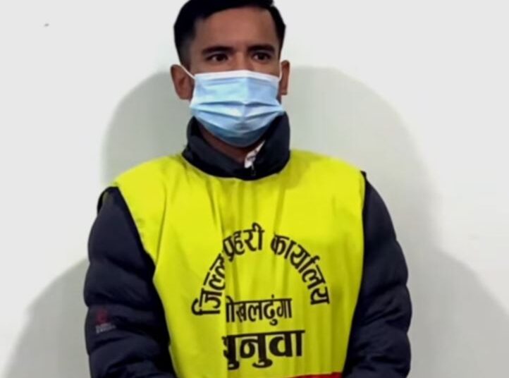 भदौरेका राई दम्पती हत्यामा संलग्न हत्यारा ओखलढुंगा प्रहरीद्वारा सार्वजनिक