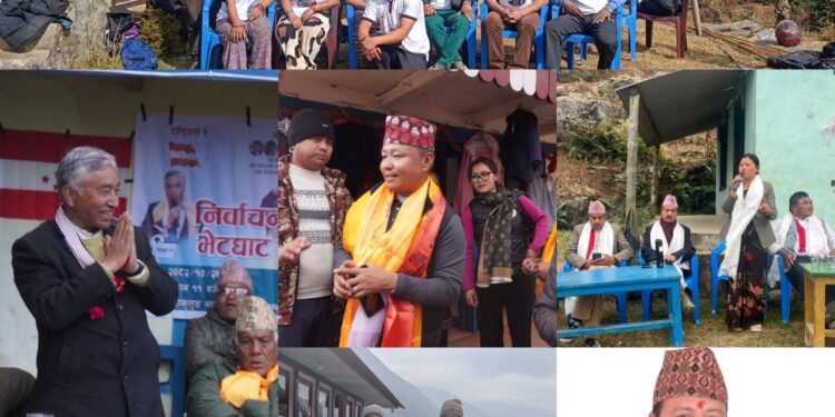 सोलुखुम्बुका उम्मेदवार घरदैलोमा व्यस्त