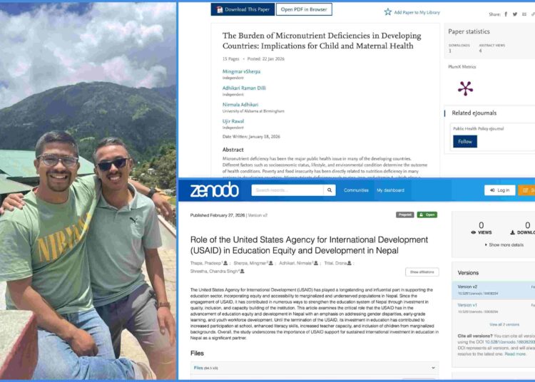 बाल्यकालको साथीबाट अनुसन्धान सहकार्यसम्म :  यस्ताे छ अनुसन्धान