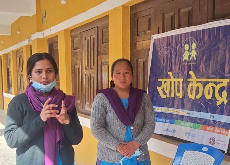 नेचासल्यानमा ९७ जना किशोरीलाई एचपिभी खोप लगाइयो