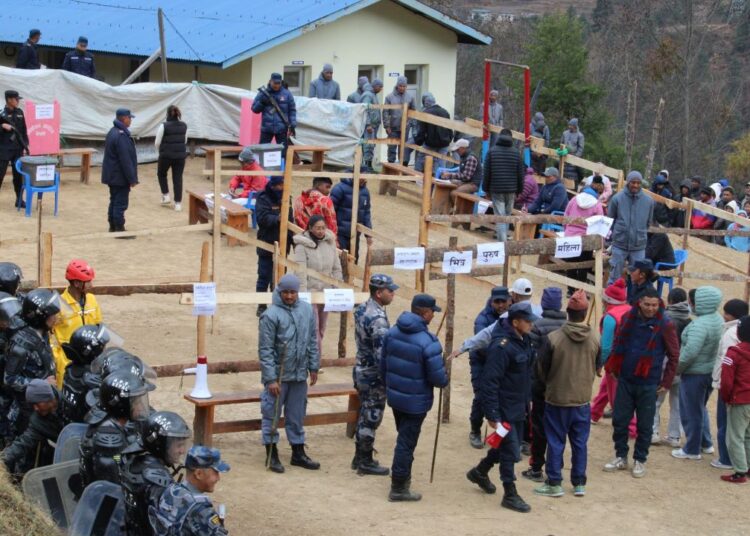 सोलुखुम्बुमा नमुना मतदान अभ्यास सम्पन्न