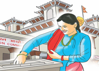 नेपाल रेड्क्रस सोसाइटी सोलुखुम्बु शाखाद्वारा मतदान केन्द्रमा ५० स्वयंसेवक परिचालन