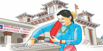 नेपाल रेड्क्रस सोसाइटी सोलुखुम्बु शाखाद्वारा मतदान केन्द्रमा ५० स्वयंसेवक परिचालन