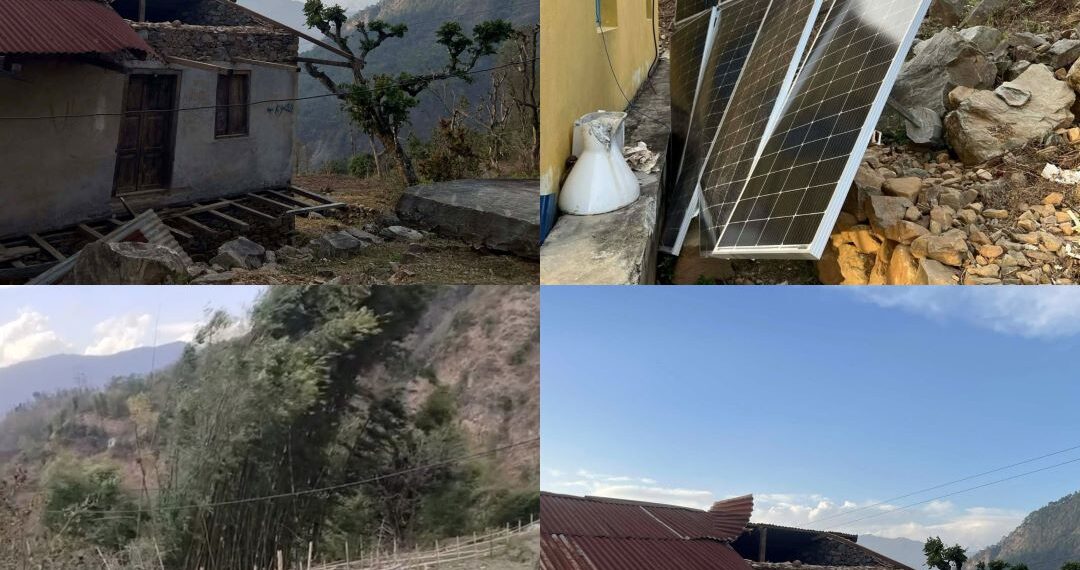 खोटाङमा हावाहुरीको वितण्डा