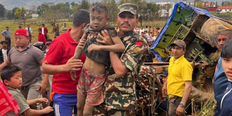 संखुवासभामा दुर्घटना: सेनाको सक्रियताले घाइतेको समयमै उद्धार