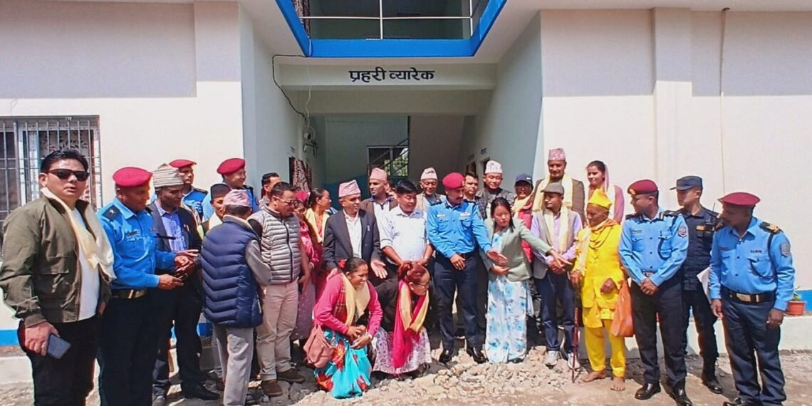 ९ महिनामै बन्यो नेचामा इलाका प्रहरी भवन