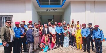 ९ महिनामै बन्यो नेचामा इलाका प्रहरी भवन