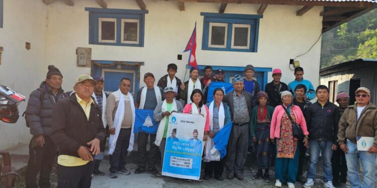 रास्वपा लिखुपिके ५ को सभापतिमा सर्कि शेर्पा