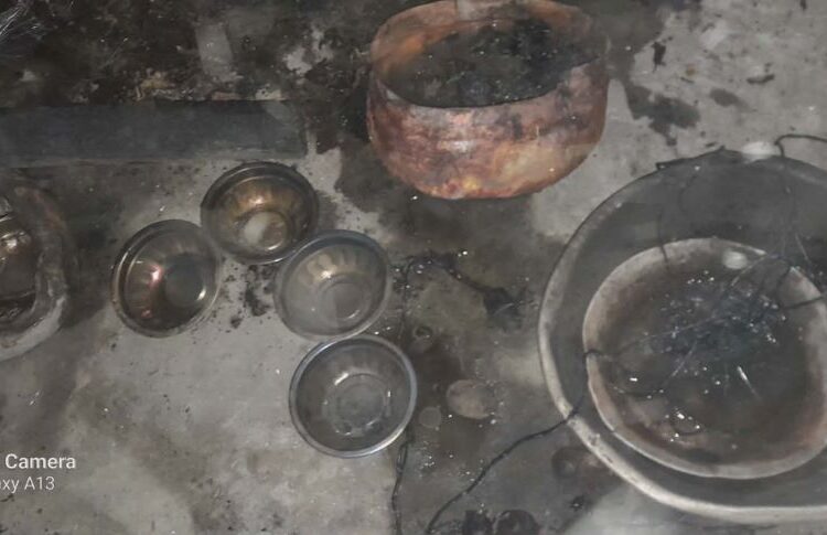 महाकुलुङमा आगलागी, एक लाख बराबरको क्षति