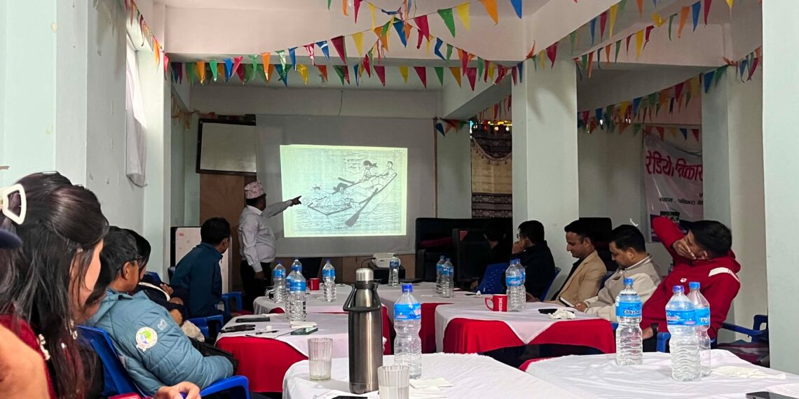 जारी रेडियो विकास तालीमको तेश्रो दिनको कार्यशाला सम्पन्न