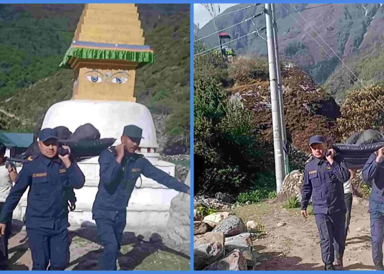 खाेटाङका राईलाई खुम्बुमा गरियाे उद्धार, प्रहरी र स्थानीयको सहयोगमा अस्पतालतर्फ लगियाे