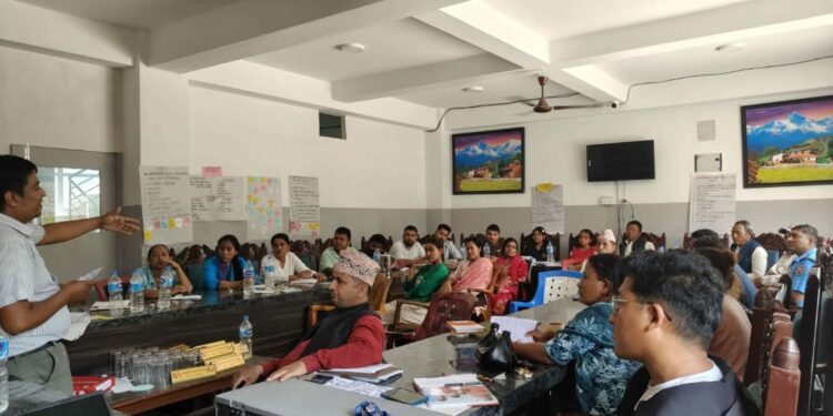 रौतामाइ गाउँपालिकामा तीन दिने घटना व्यवस्थापन तालिम सम्पन्न
