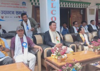 सोलुदुधकुण्ड ८ केरुङको भवन मेयर शेर्पाबाट उद्घाटन, वडाकाे विकास नगरको प्राथमिकतामा रहेकाे दावी