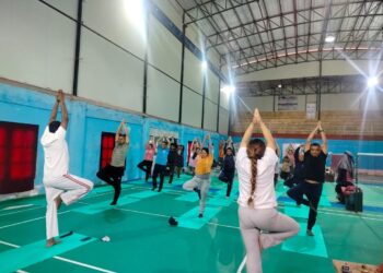 सोलुखुम्बुमा १२औँ अन्तर्राष्ट्रिय योग दिवस मनाइयो