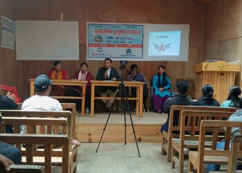  सोलुदुधकुण्ड २ काे सार्वजनिक सुनुवाई ः ९९ प्रतिशत योजना सम्पन्न